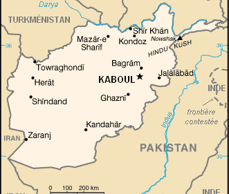 Afghanistan : map 