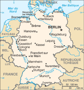 Germany : map 