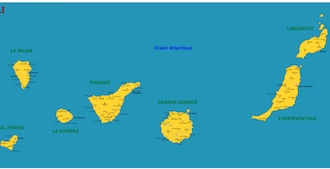 Canarias : mapa 