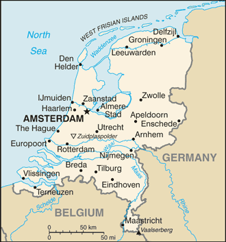 Olanda : mappa 
