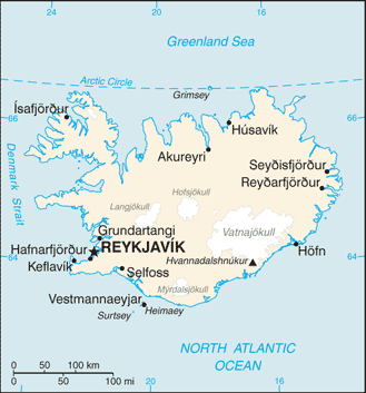 Islanda : mappa 