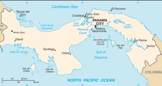 Panamá : mapa 