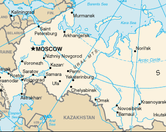 Rússia : mapa 