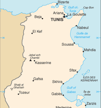 Tunisia : maps 