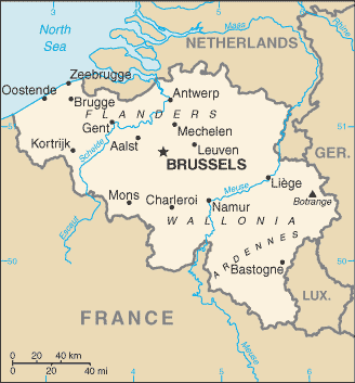 Belgien : maps 