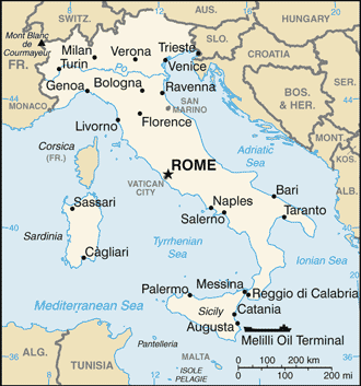 Italia : mappa 