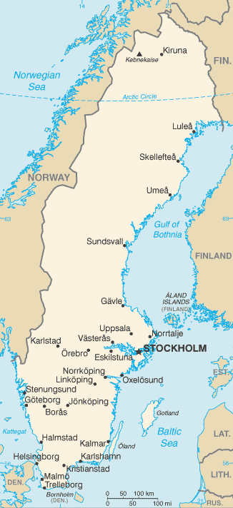 Schweden : maps 