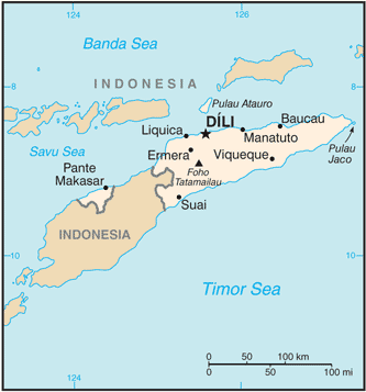 East Timor : maps 